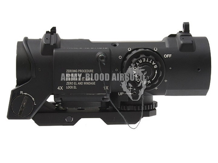 New.Elcan SOCOM Specter DR Style 4X Magnifier Illuminated Scope (BK) ราคาพิเศษ