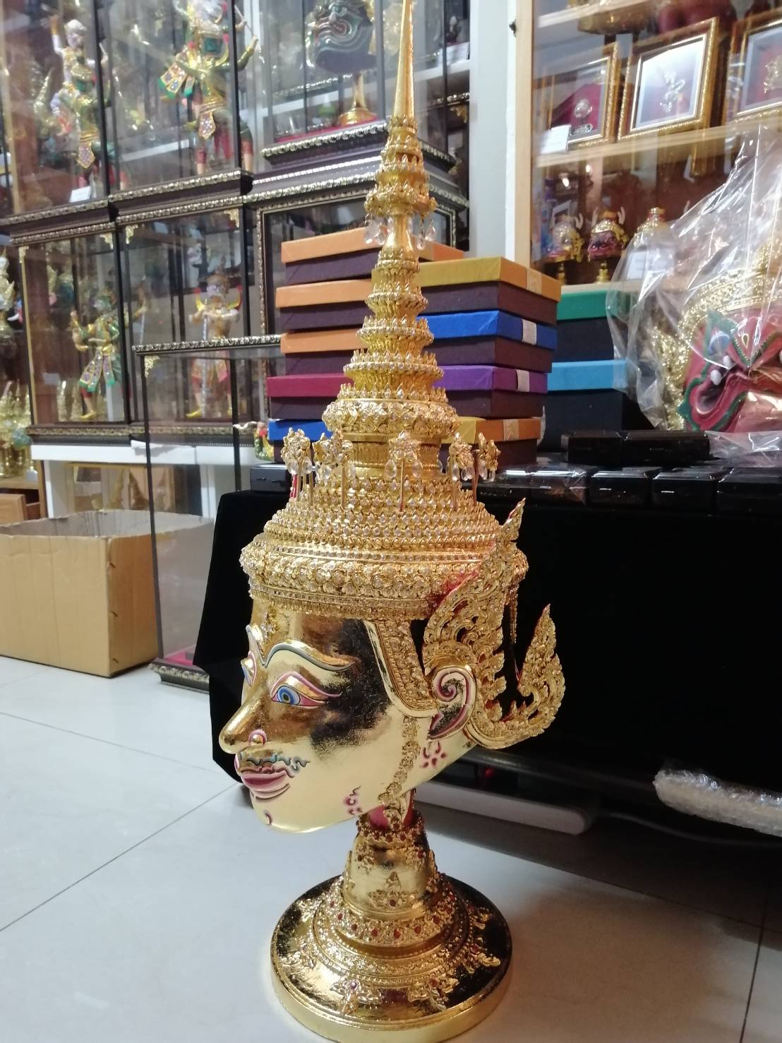 พระลักษณ์ ขนาดสวมหัว งานทองแท้