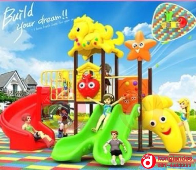 เครื่องเล่นสนามกลางแจ้ง ชุดม้าโพนี่สกาย