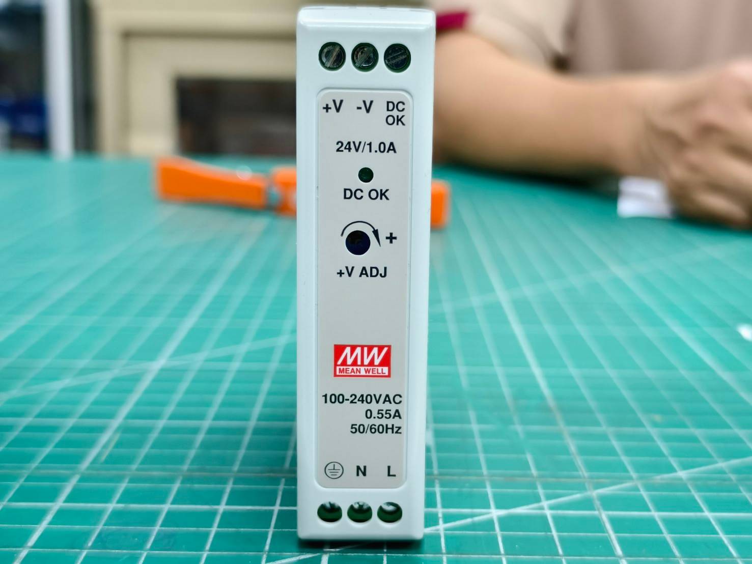 พาวเวอร์ซัพพลาย MDR-20-24 Meanwell 24VDC 20W Switching Power Supply