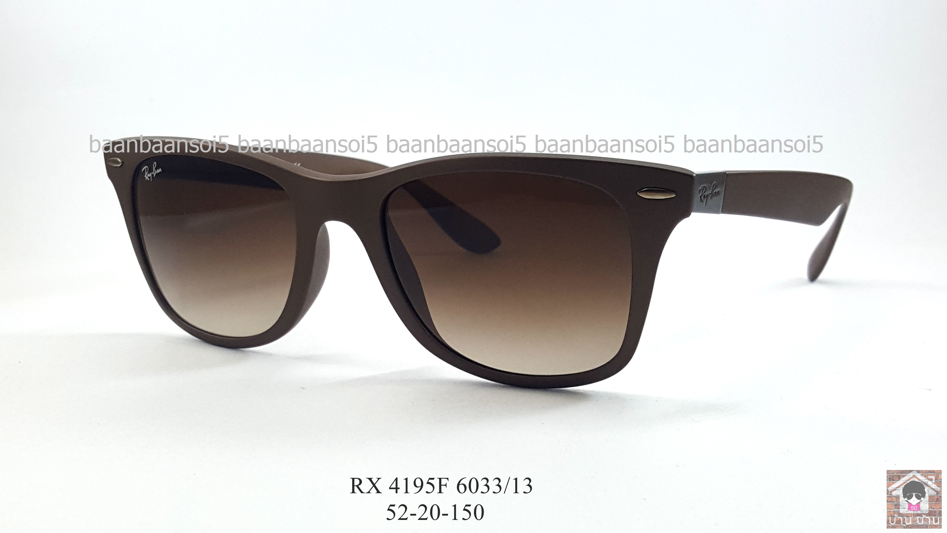 Rayban RX 4195F 6033 โปรโมชั่น กรอบแว่นตาพร้อมเลนส์ HOYA ราคา 5,300 บาท