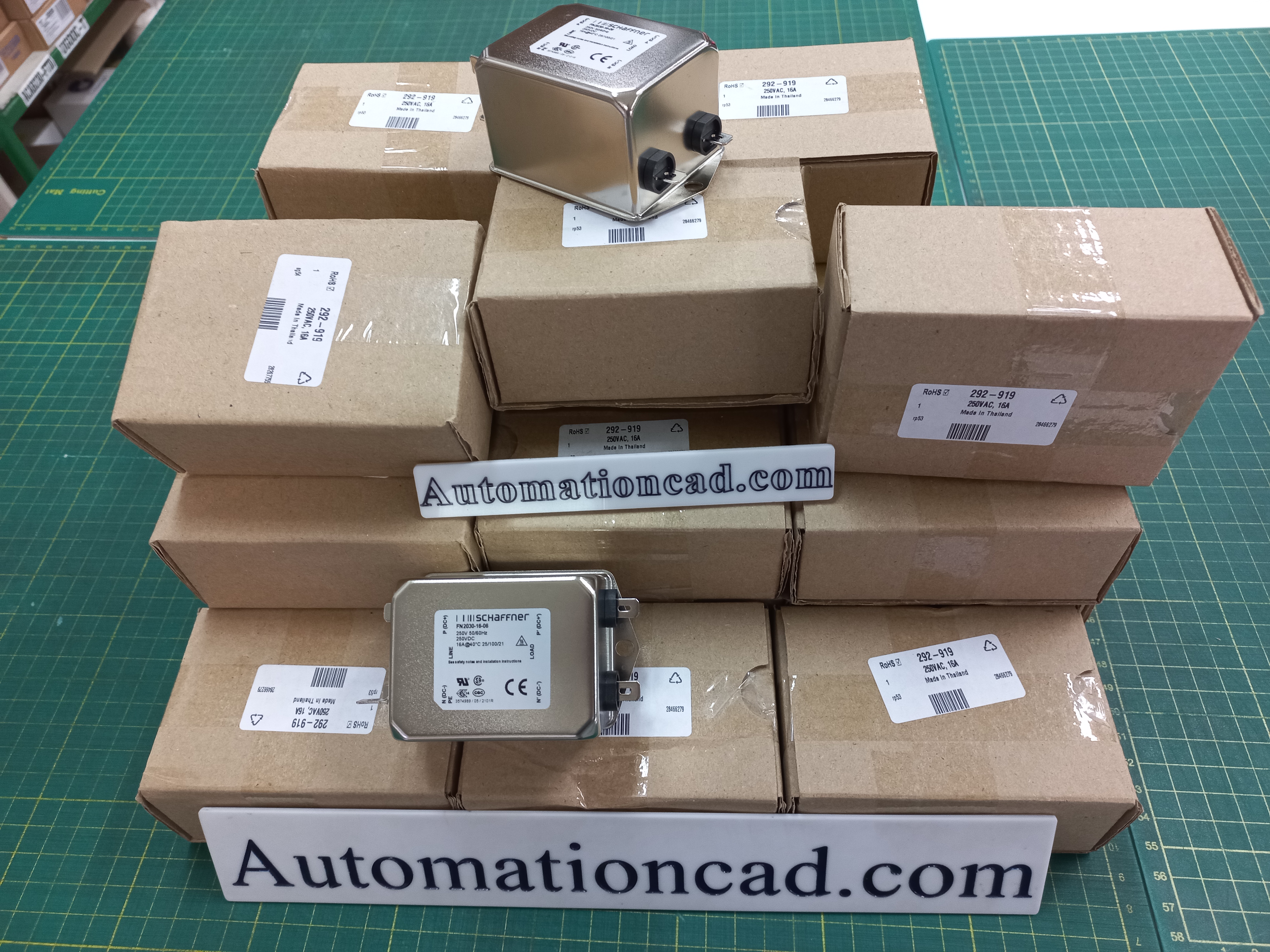 NOISE FILTER SCHAFFNER 16A 250VAC 50/60Hz