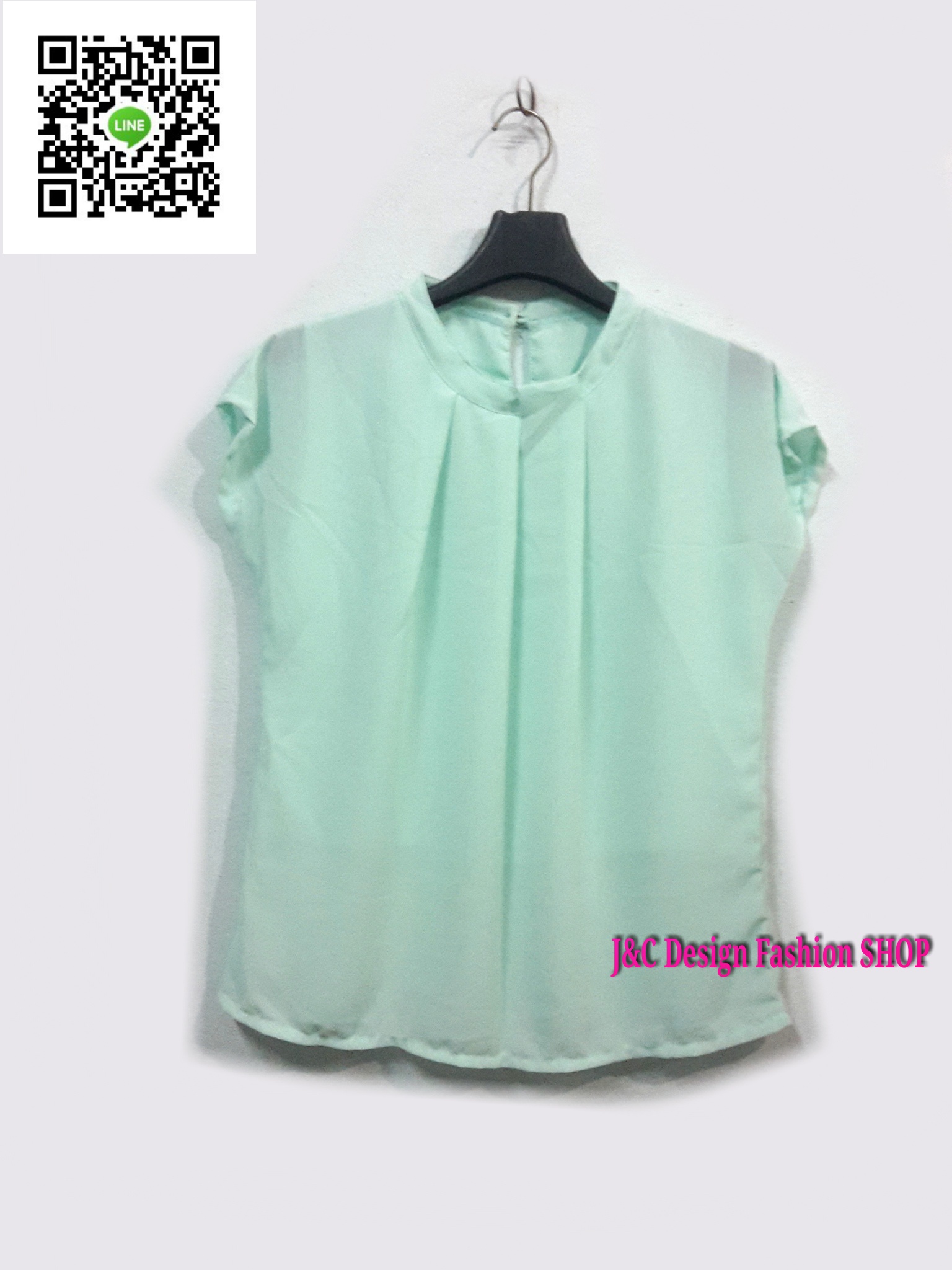 เสื้อผ้าชีฟองสไตน์เกาหลี เสื้อทำงานชีฟองแต่งเกล็ด เสื้อชีฟองสีเขียวมิ้นท์ เสื้อทำงานเกาหลี เสื้อสมัครงาน ชุดสมัครงาน เสื้อใส่กับผ้าถุง เสื้อใส่กับผ้าซิ่น