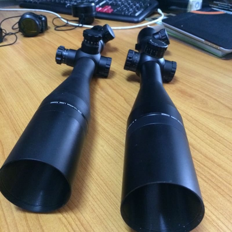 New.Leupold Mark4 M3 3.5-10×40E 3.5-10x50E Style Red Green Illuminated Rifle Scope มาพร้อมข้อต่อบังแสงครับ ราคาพิเศษ