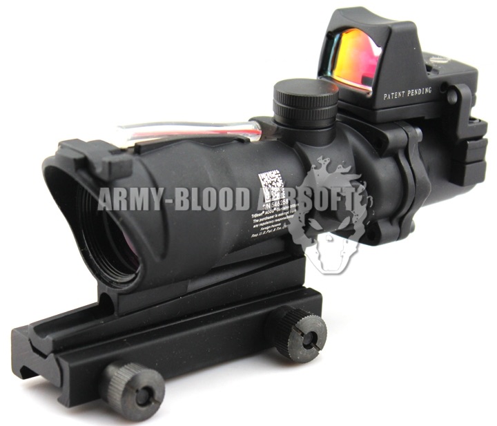New.Trijicon ACOG TA31 Style 4x32 Scope Red Illuminated Auto Brightness W/ RMR RM01 Red Dot Reflex Sight(Red Type,Black)prev next ราคาพิเศษ