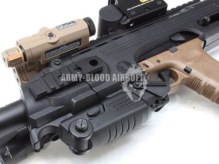 ชุดแปลงบอดี้ปืนสั้น RONI G1 (Glock Carbine Kit)