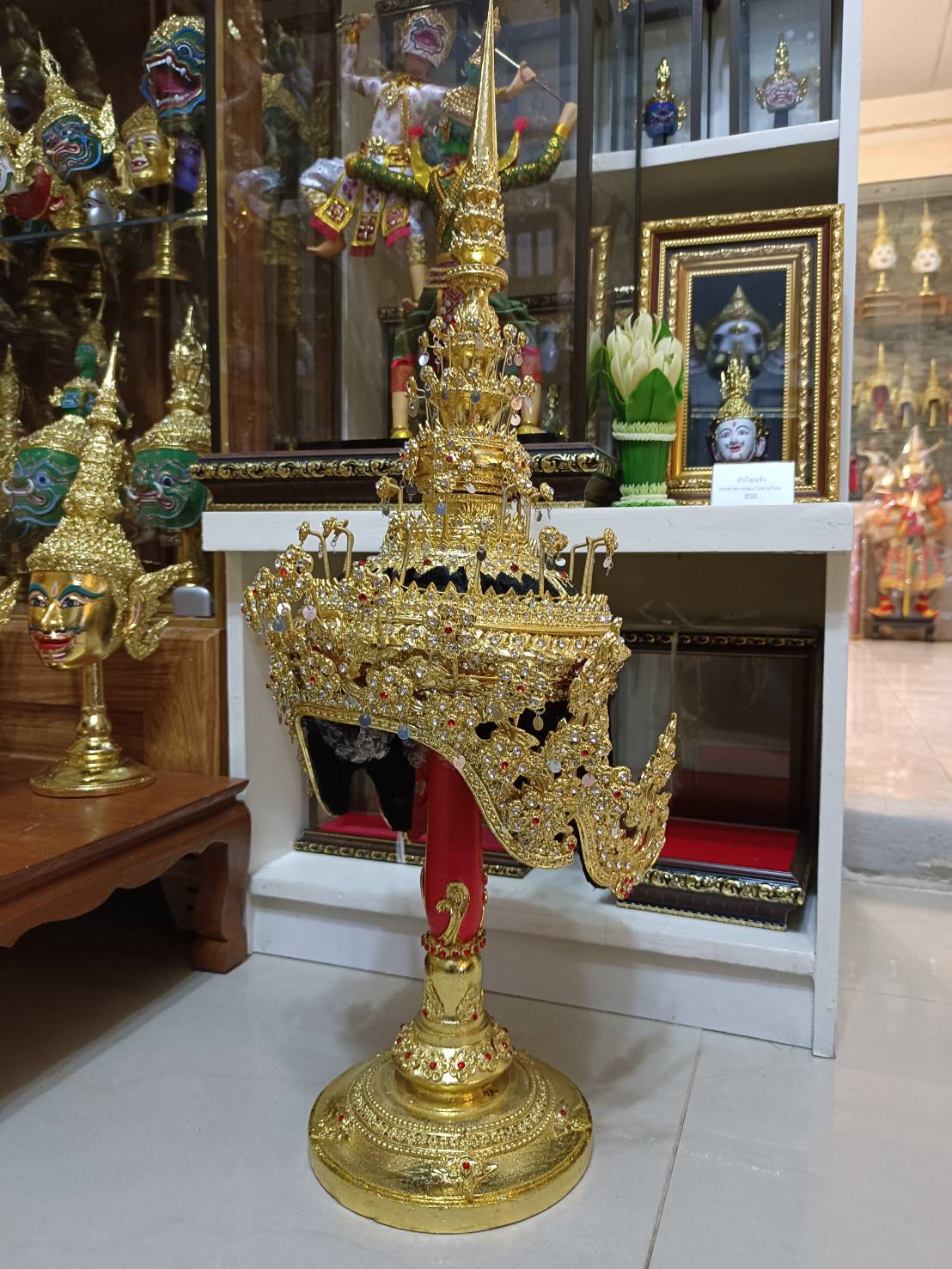 ชฎานาง ขนาดสวมหัว เกรดพรีเมี่ยม