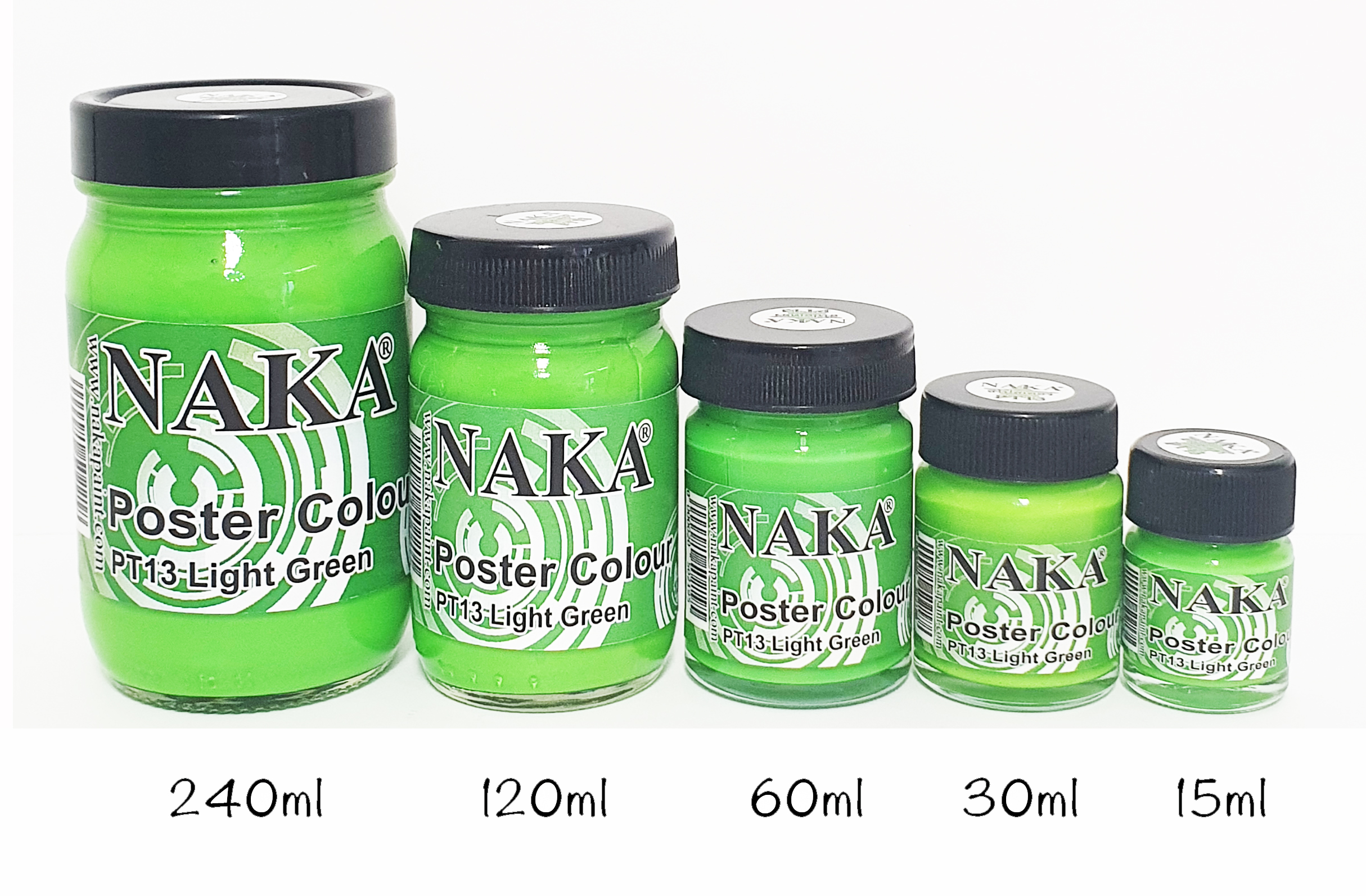 PT13 สีโปสเตอร์ Light Green 120ml