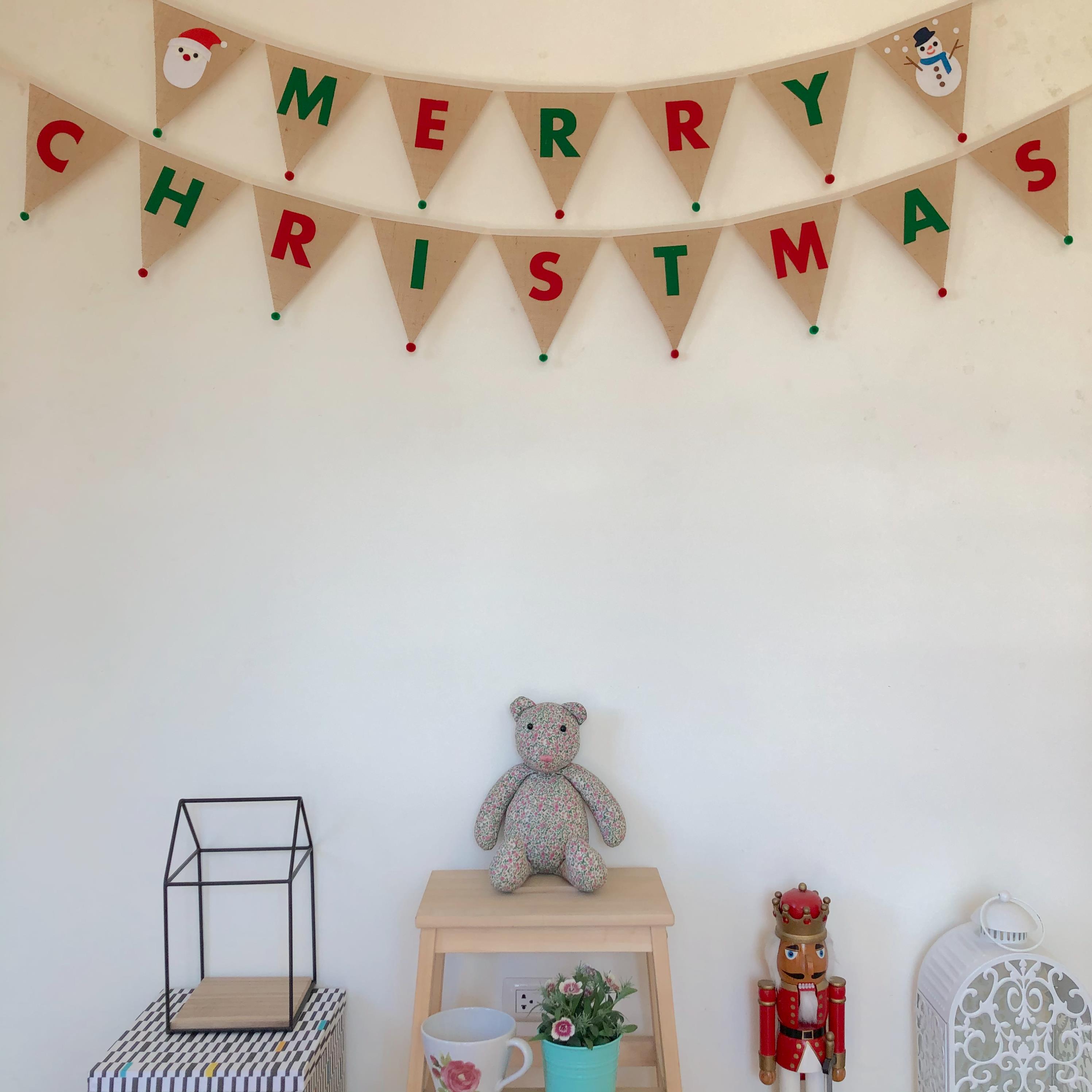 ธงกระสอบ Merry Christmas