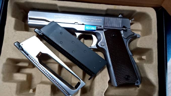 New.ปืนสั้น 1911 Co2.