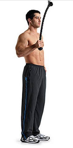 FIT-021 Single-Arm Rope Triceps Pressdownฟิตเนส เพาะกาย เล่นกล้าม กีฬา