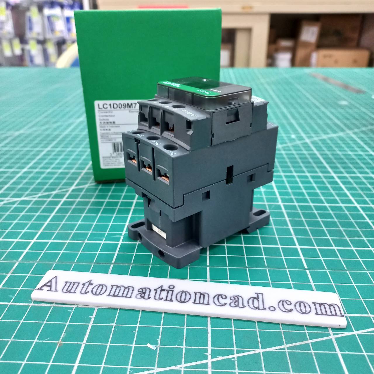 LC1D09M7 แมกเนติก คอนแทคเตอร์ SCHNEIDER MagneticContactor LC1D09M7 coil 220VAC ทนกระแสได้ 9A