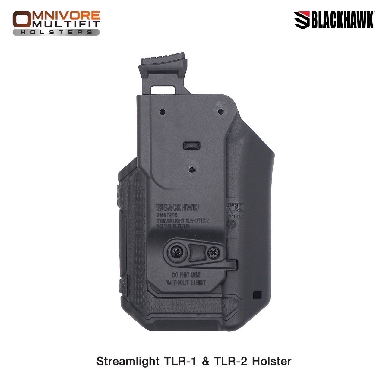 New.ซองปืน Blackhawk OMNIVORE ( Omnivore Multift Holsters ) ⚓ ซองปืนปลดล็อคนิ้วโป้ง ( Level 2 ) ⚓ ใช้กับปืนพกได้มากกว่า 150 รุ่น ( ตามตาราง ) ⚓ ใช้ยึดแบบเพลทเหน็บหรือร้อยเข็มขัดได้ 📌 ใช้คู่กับไฟฉาย Streamlight TLR-1 & TLR-2 (