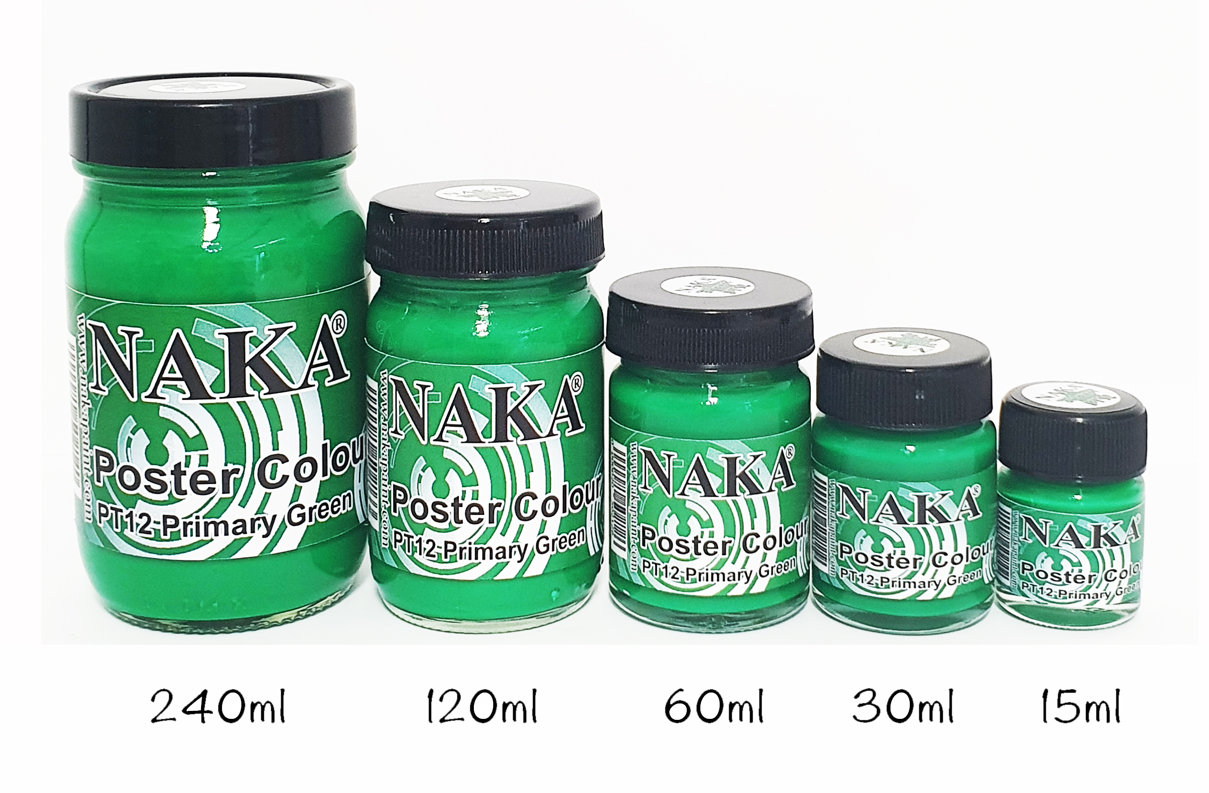 PT12 สีโปสเตอร์ Primary Green 120ml