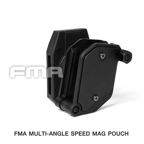 (shiny)...FMA multi-angle speed mag pouch #TB430 ผลิตจากวัสดุ Nylon PA66 ชั้นดี ใช้กับแม็กกาซีนได้ทั้ง 9 มม/11 มม/1911 ซองปรับหนืดได้ ตามความชอบ ปรับองศา ได้ตามความถนัด ใช้สอดเข็มขัด ขนาด 1.5" 3 สี ดำ ทราย แดงเลือดนก