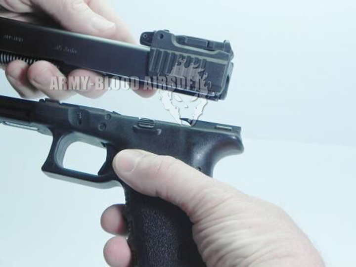 New.CAT OS Magnet MAGNETIC DETACHABLE LASER SIGHT for GLOCK pistols models 17,19, 22, 23, 25, 26, 27, 28, 31, 32, 33, 34, 35, 37, 38 y 39. ราคาพิเศษ