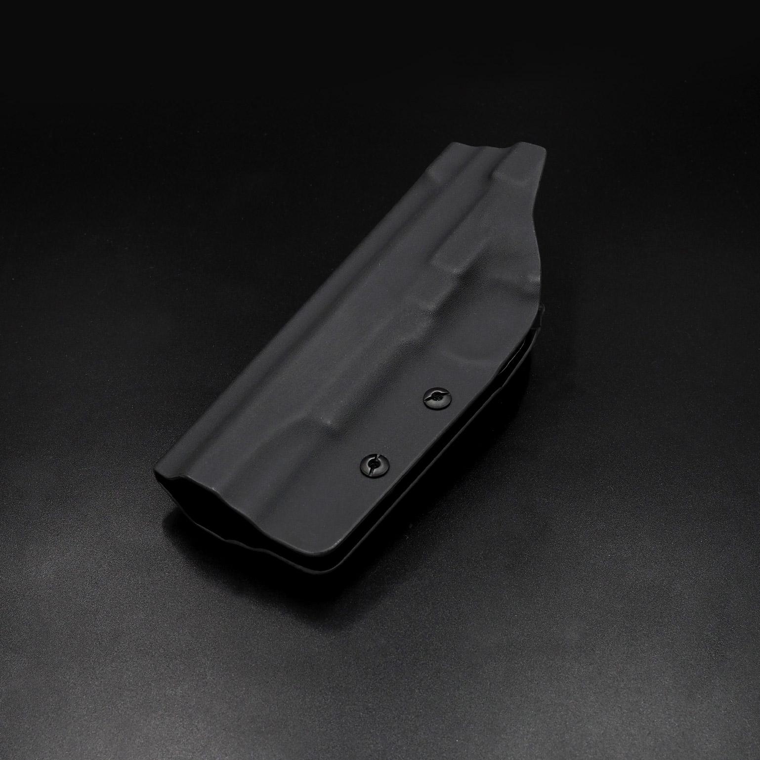 ซองปืนพกใน Kydex 1911 ( Warriorland ) IWB Kydex Holster (Serie B) Warriorland -ใช้สำหรับรุ่น Colt/ Kimber/ Springfield/ S&W/ Ruger/ Taurus/ Rock Island และรุ่น 1911 .45 ACP -ตัวซองผลิตจากแผ่น Kydex คุณภาพดี -ทำความสะอาดได้ง่าย ล้างคราบสกปรกออกง่าย -คงรูป