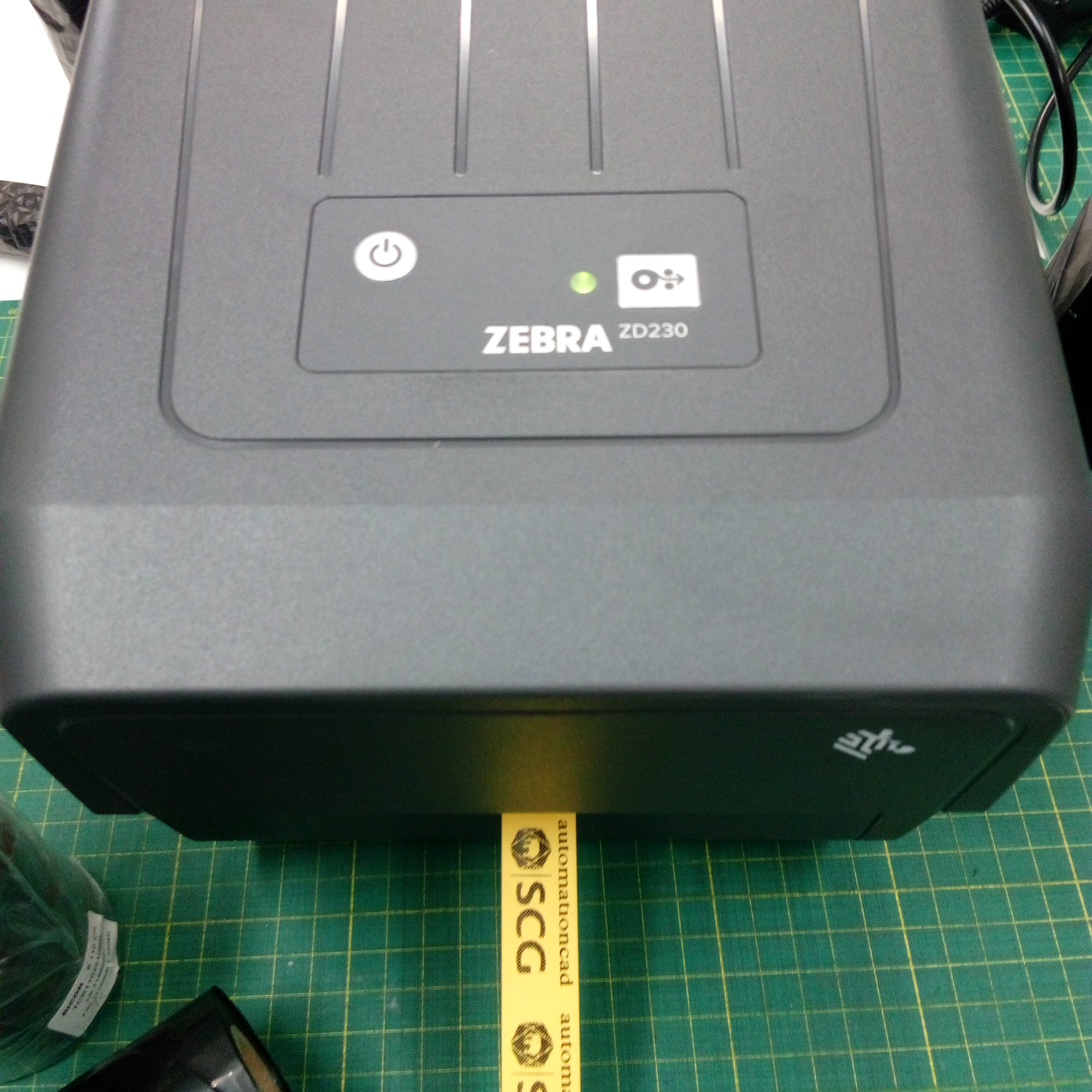 เครื่องพิมพ์ท่อหด สติ๊กเกอร์ บาร์โค้ด ZD230 ZEBRA PRINTER ความละเอียด 203dpi