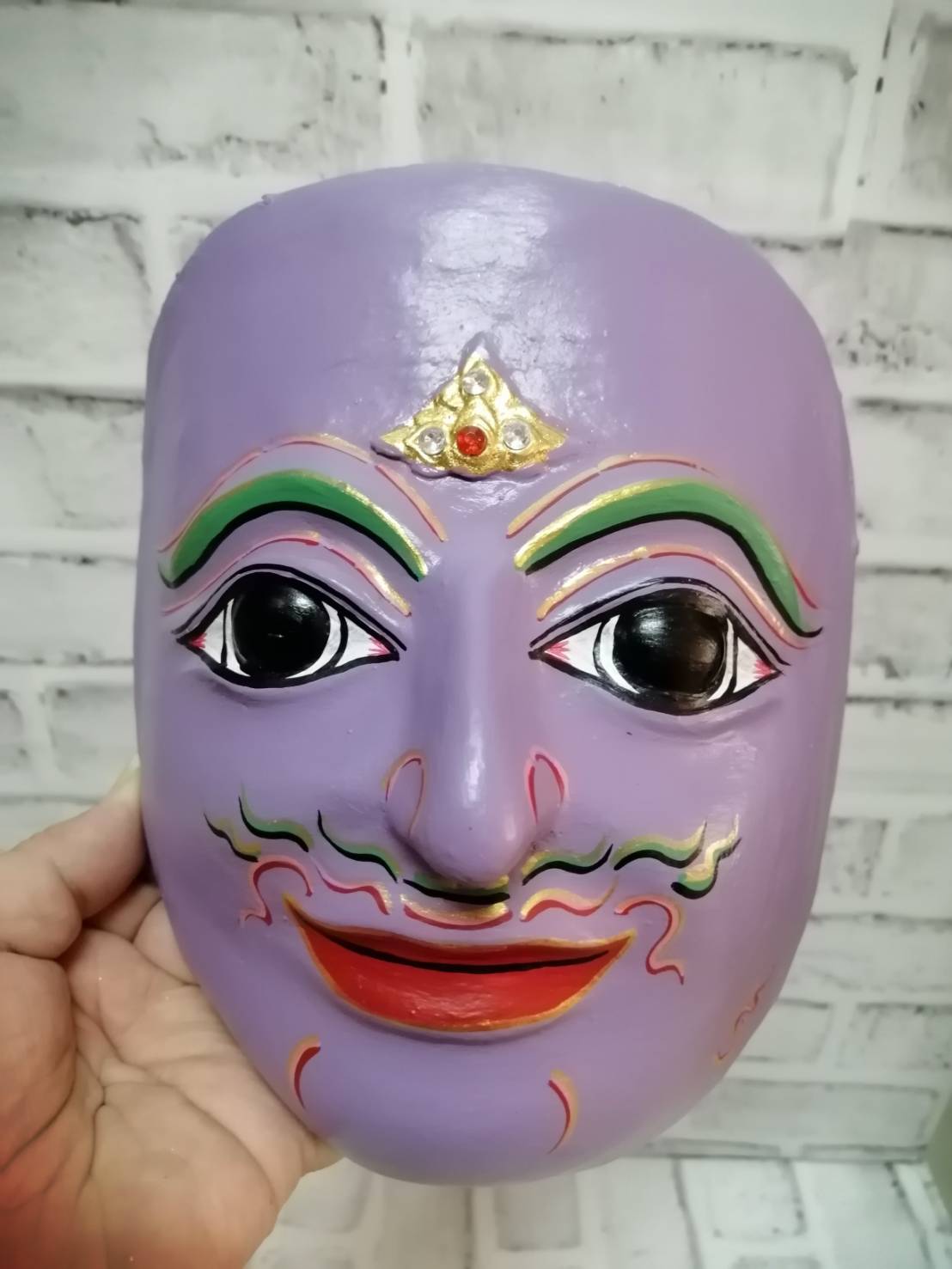 หน้ากาก พระนารายณ์ ใส่ตาแก้ว