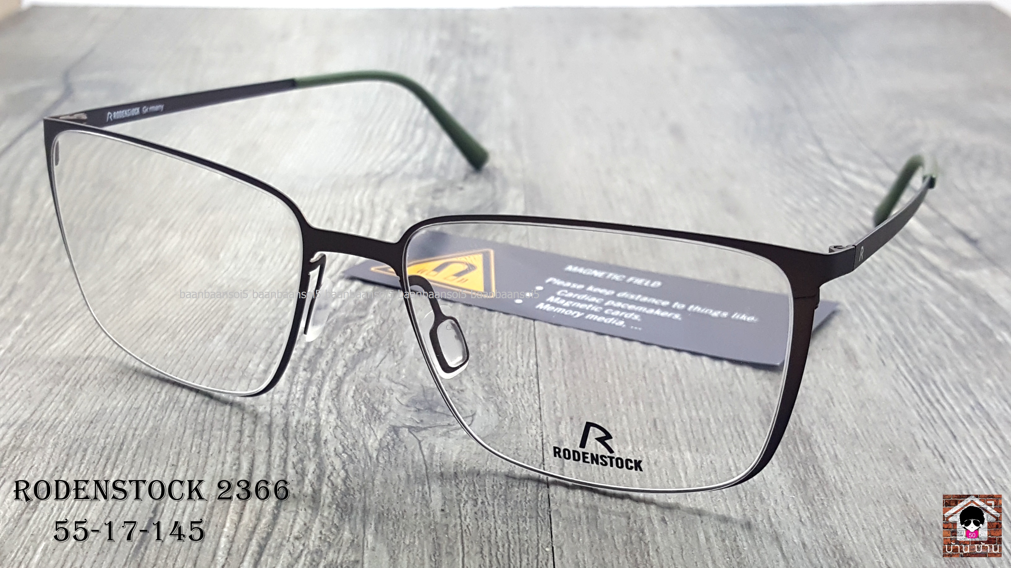Rodenstock 2366 โปรโมชั่น กรอบแว่นตาพร้อมเลนส์ HOYA ราคา 5,900 บาท