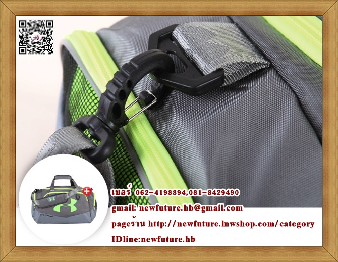 (สินค้าหมดแล้วค่ะ)B-0034กระเป๋าunder armour Sports bag Gym Bags สีดำ กระเป๋าฟิตเนส กีฬา เดินป่า