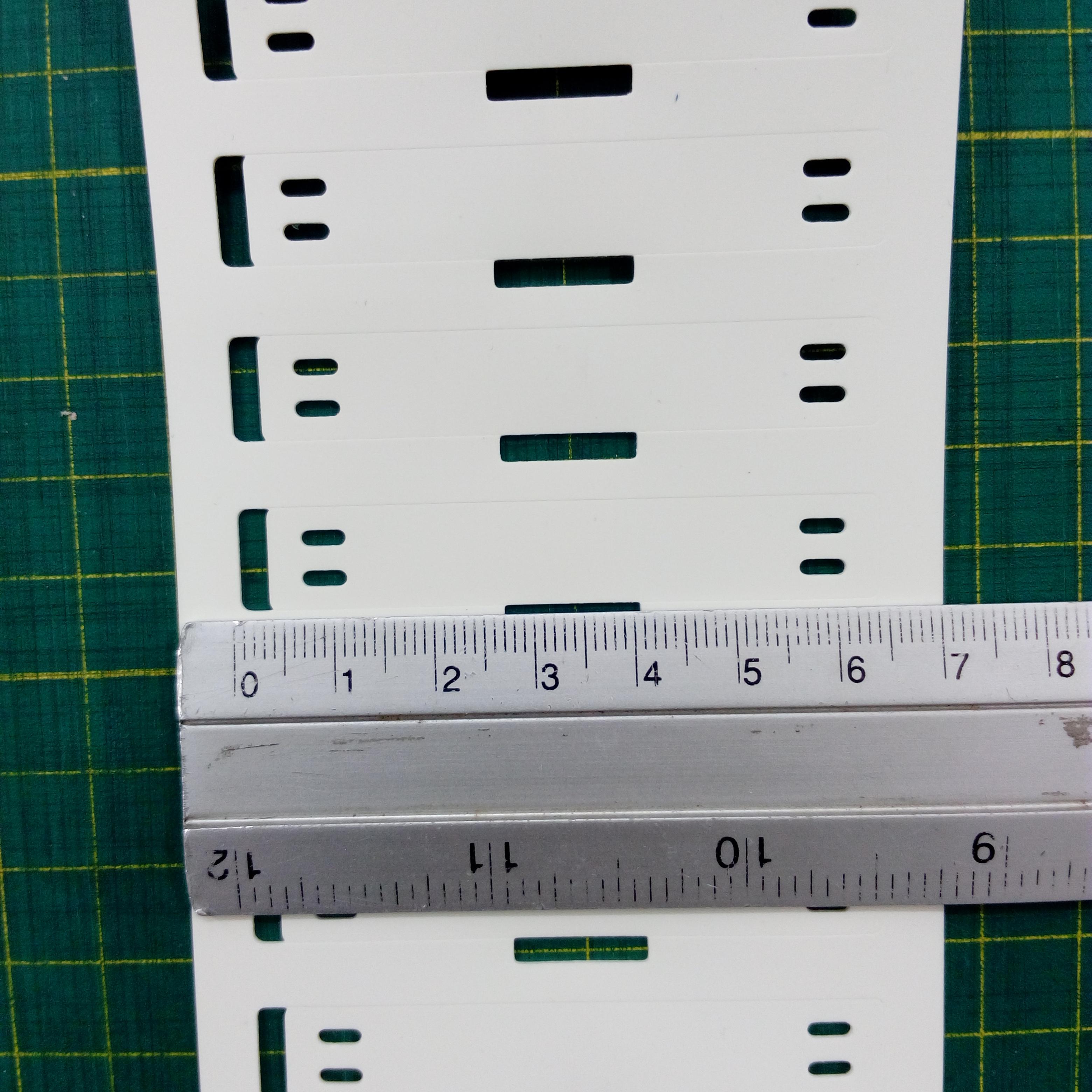 TAG มาร์คสายไฟ Polyurethane สีขาว เบอร์มาร์คสายไฟ CABLE MARKER