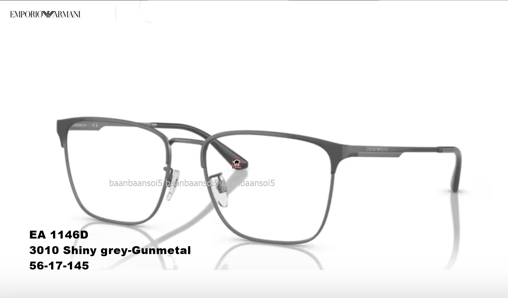 Empoiro Armani EA 1146D โปรโมชั่น กรอบแว่นตาพร้อมเลนส์ HOYA ราคา 4,500 บาท