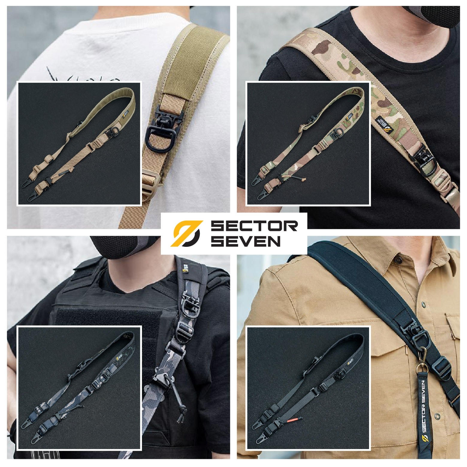 (trumpet) สินค้าเข้ามาแล้วค่ะ (red flag)สายสะพาย 2 จุด Sector Seven ( Sector Seven Two Point Sling ) 📌 ผลิตจากผ้า Cordura 1000D 📌 สาย 2 จุดแบบเอนกประสงค์ปรับใช้งานกับ M16, M4, ลูกกรด, ลูกซอง และอื่นๆ ได้ 📌 มี Quick Pull Adjust buck