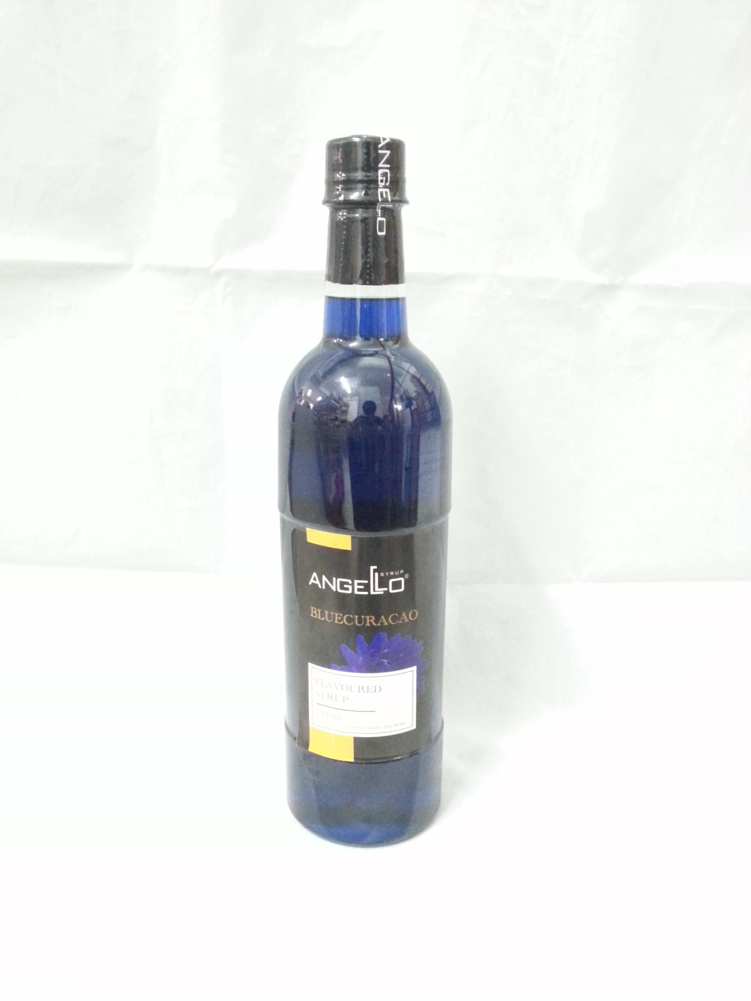 น้ำหวานเข้มข้น กลิ่นบลูคูราโซ่ ANGELO 750ml.