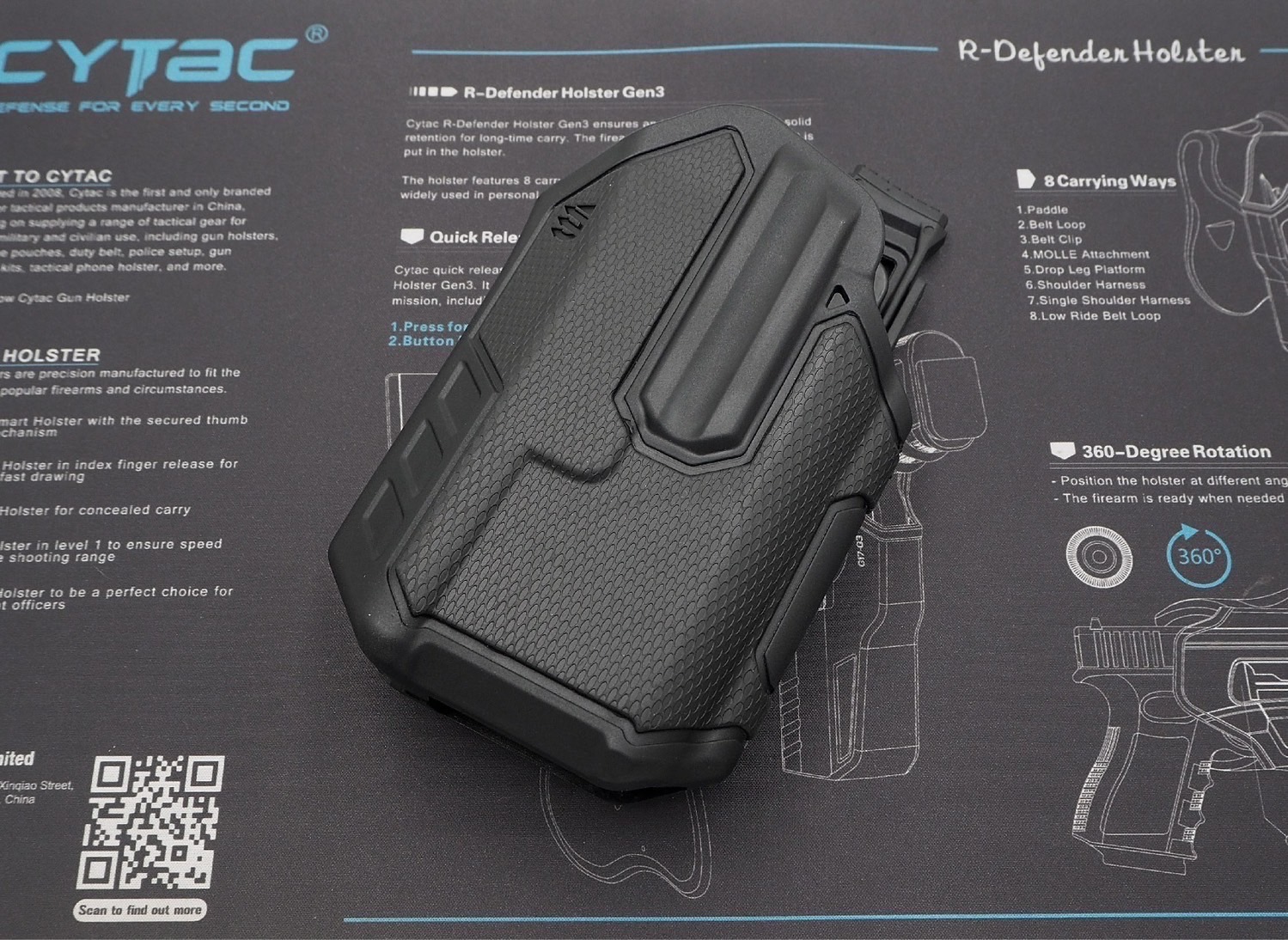 New.ซองปืน Blackhawk OMNIVORE ( Omnivore Multift Holsters ) ⚓ ซองปืนปลดล็อคนิ้วโป้ง ( Level 2 ) ⚓ ใช้กับปืนพกได้มากกว่า 150 รุ่น ( ตามตาราง ) ⚓ ใช้ยึดแบบเพลทเหน็บหรือร้อยเข็มขัดได้ 📌 ใช้คู่กับไฟฉาย Streamlight TLR-1 & TLR-2 (