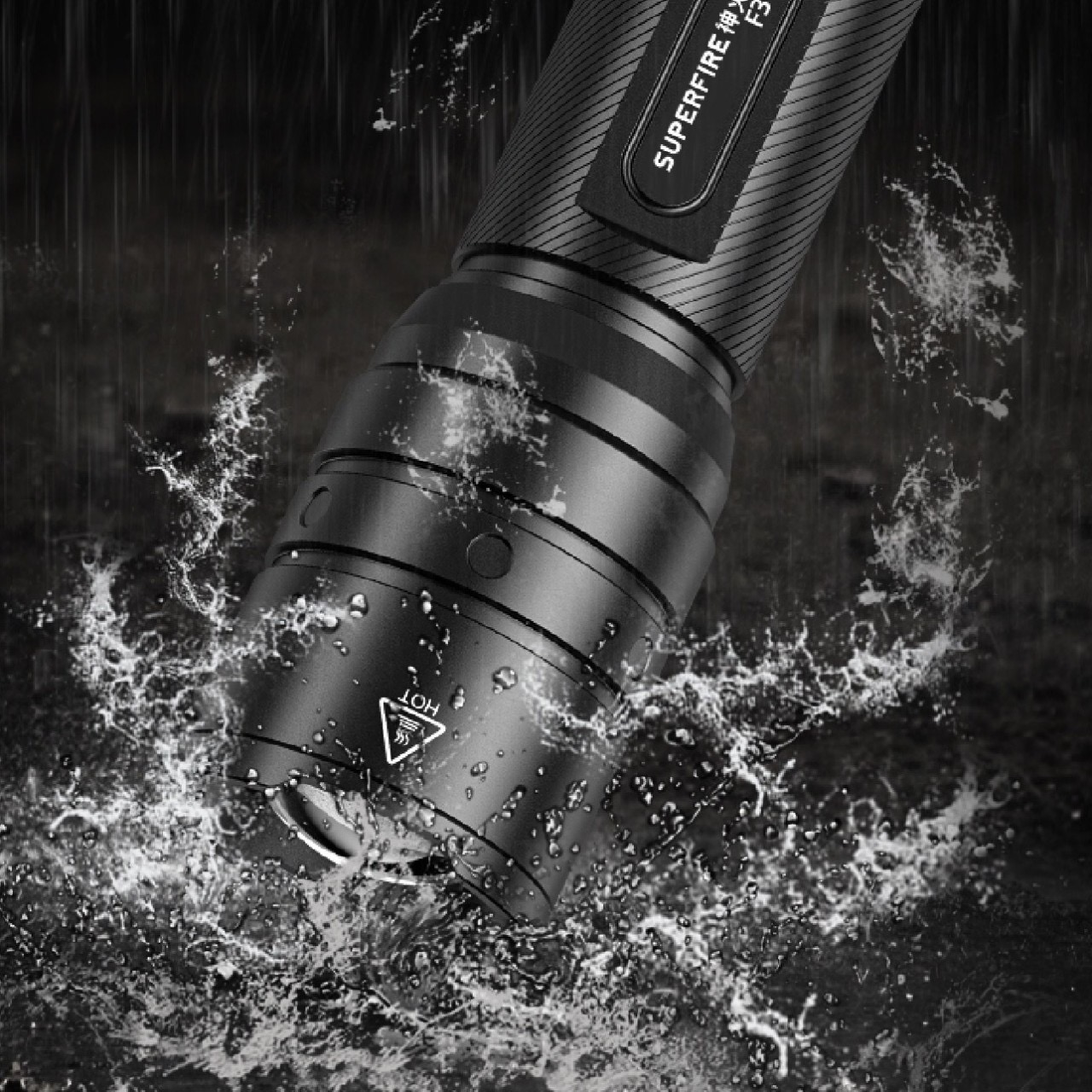 (loud volume) สินค้าใหม่ค่ะ 🔥 ไฟฉาย Supfire รุ่น F3 🔦 ตัวเรือนผลิตจาก 6061-T6 aviation aluminum 🔦 หลอด CREE XPE LED 7W 🔦 ความสว่างสูงสุด 530 Lumens 🔦 ระยะส่องสว่าง 310 เมตร Zoom ได้ 🔦 ใช้งานได้ยาวต่อเนื่องนา