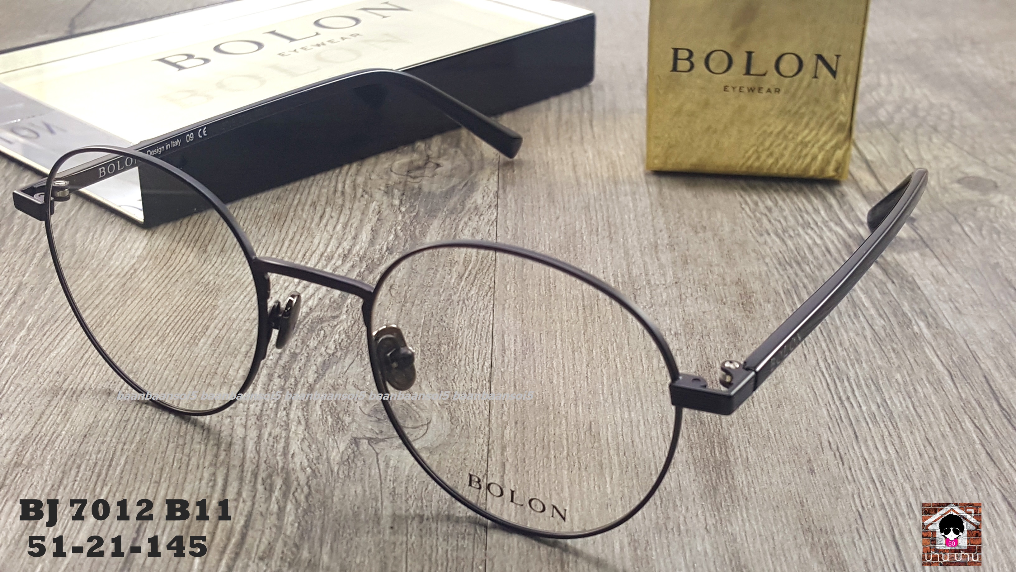 Bolon BJ 7012 B11 โปรโมชั่น กรอบแว่นตาพร้อมเลนส์ HOYA ราคา 3,490 บาท