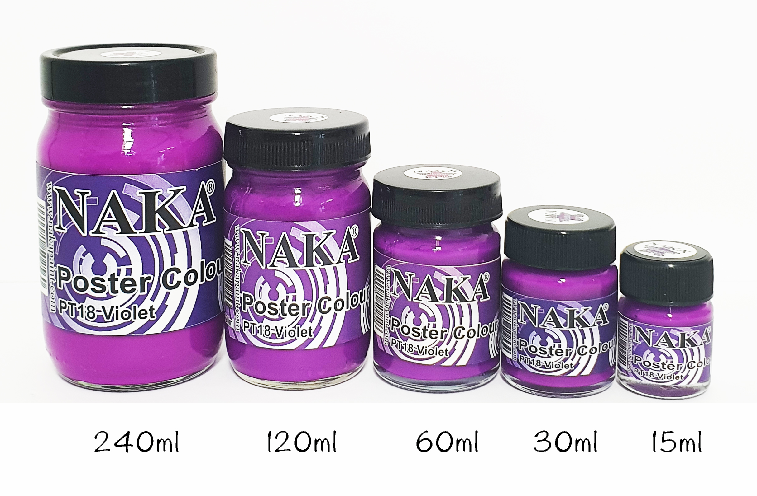 PT18 สีโปสเตอร์ Violet 15ml