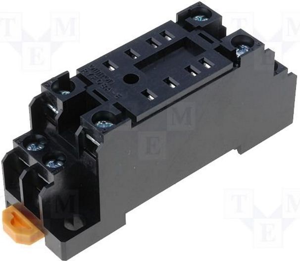 PYF08A-E SOCKET RELAY OMRON MY2 ป้องกัน ปลายนิ้วส้มผัสน๊อต