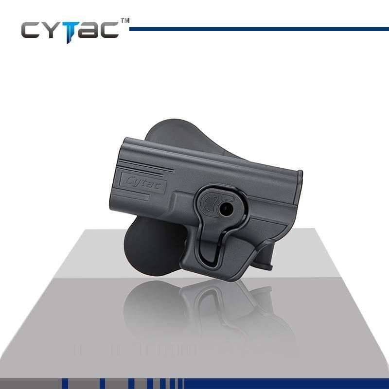 ซองปืน รุ่นR-Defender จากค่าย Cytac ของปืน Glock 19L ปืนรุ่นที่ใส่ได้ Glock 19,23,32 (Gen1-4) ใน1ชุด มีซองปืนมือซ้าย *สำหรับคนถนัดมือซ้าย*
