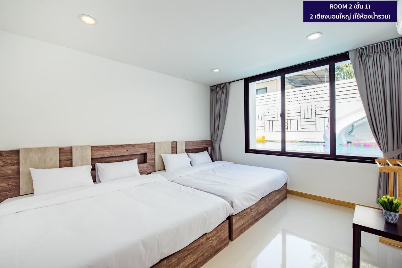 HR15041 บ้านพักหัวหิน บ้าน Miami Beach Villa