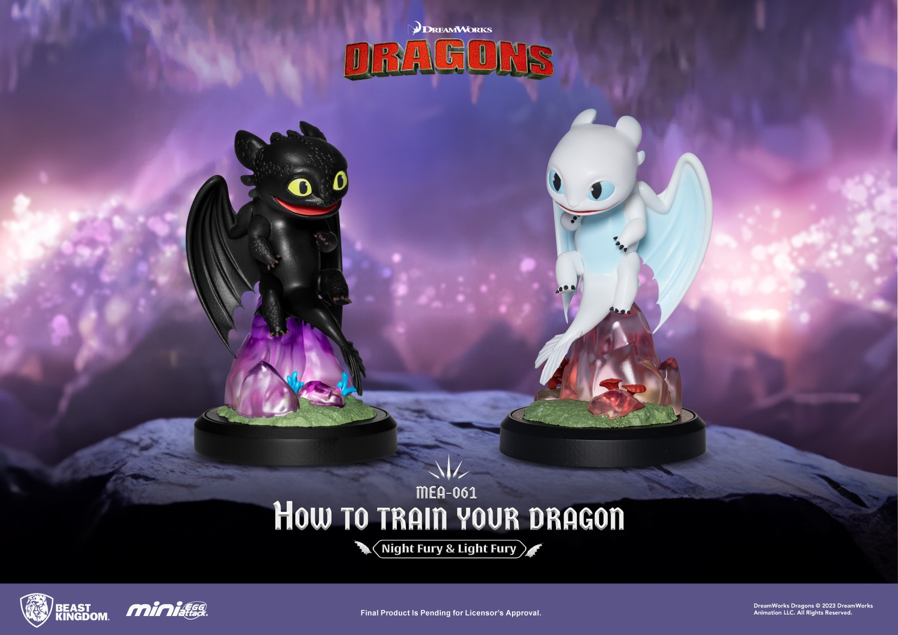 เปิดจอง : Night Fury and Light Fury: How to Train Your Dragon (Mini Egg Attack)