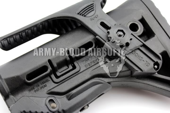FAB Defense GL-Shock absorbing Buttstock for M4 (BK)