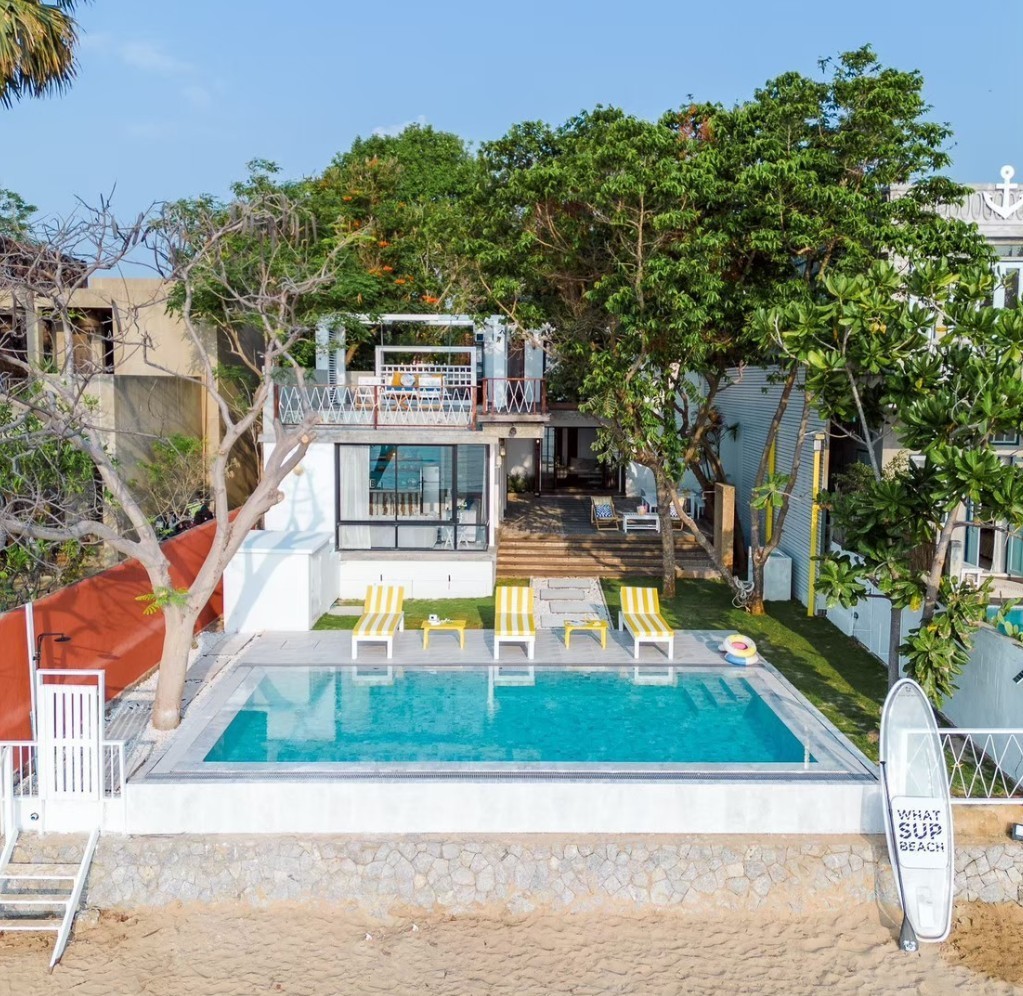 HR15075 บ้านพักติดหาดปราณบุรี The Banana Beach Villa Pranburi