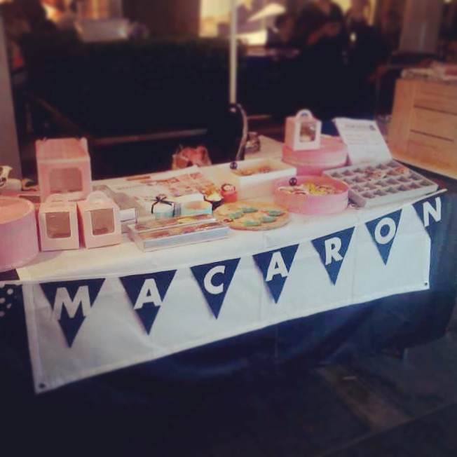 ธงราวร้าน Macaron
