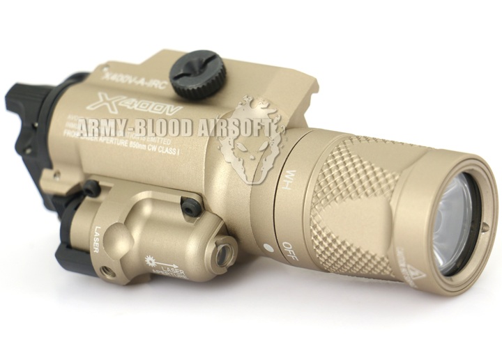 New.Surefire X400V LED WeaponLight W/ Red Laser (Tan) ราคาพิเศษ
