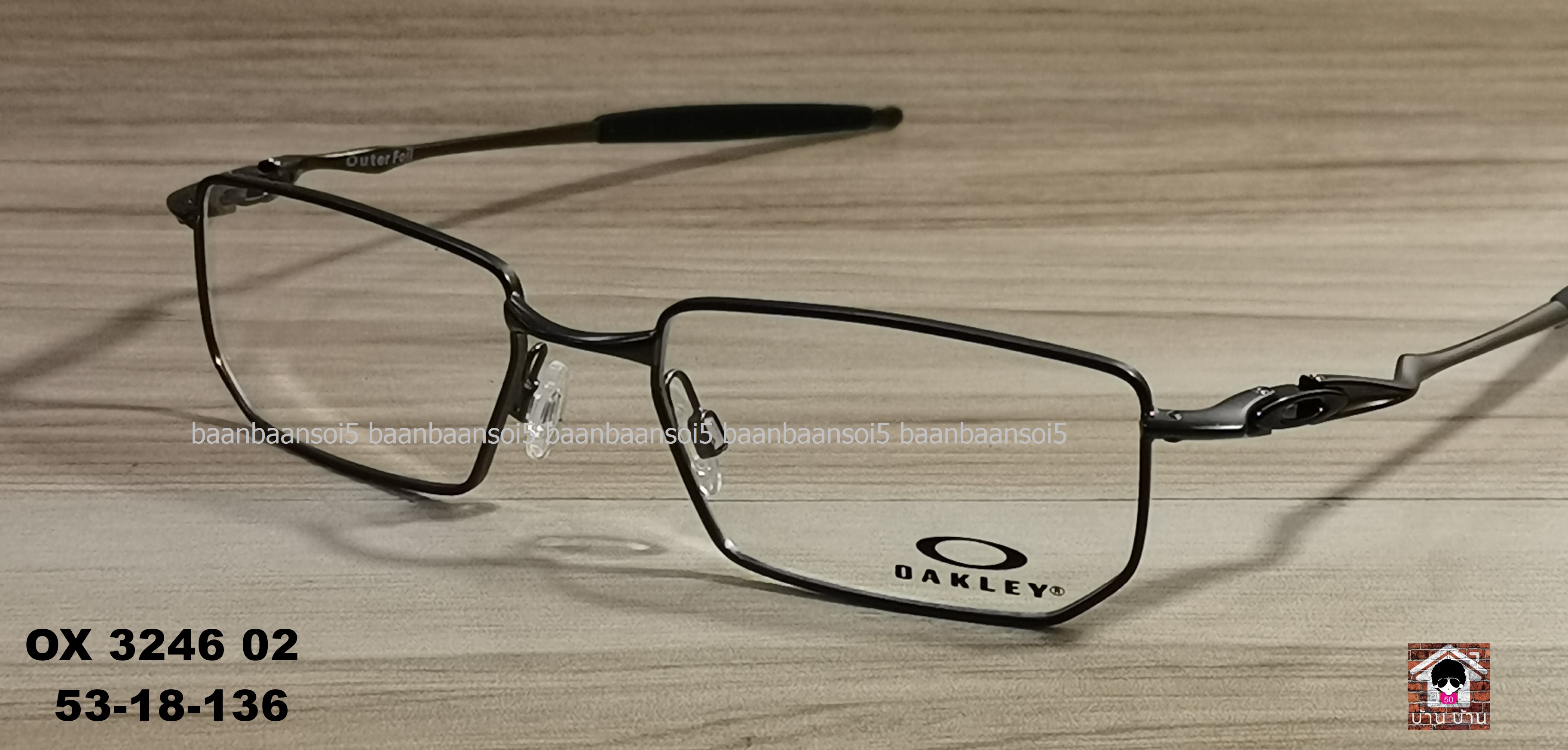OAKLEY OX3246-02 OUTER FOIL โปรโมชั่น กรอบแว่นตาพร้อมเลนส์ HOYA ราคา 3,800 บาท