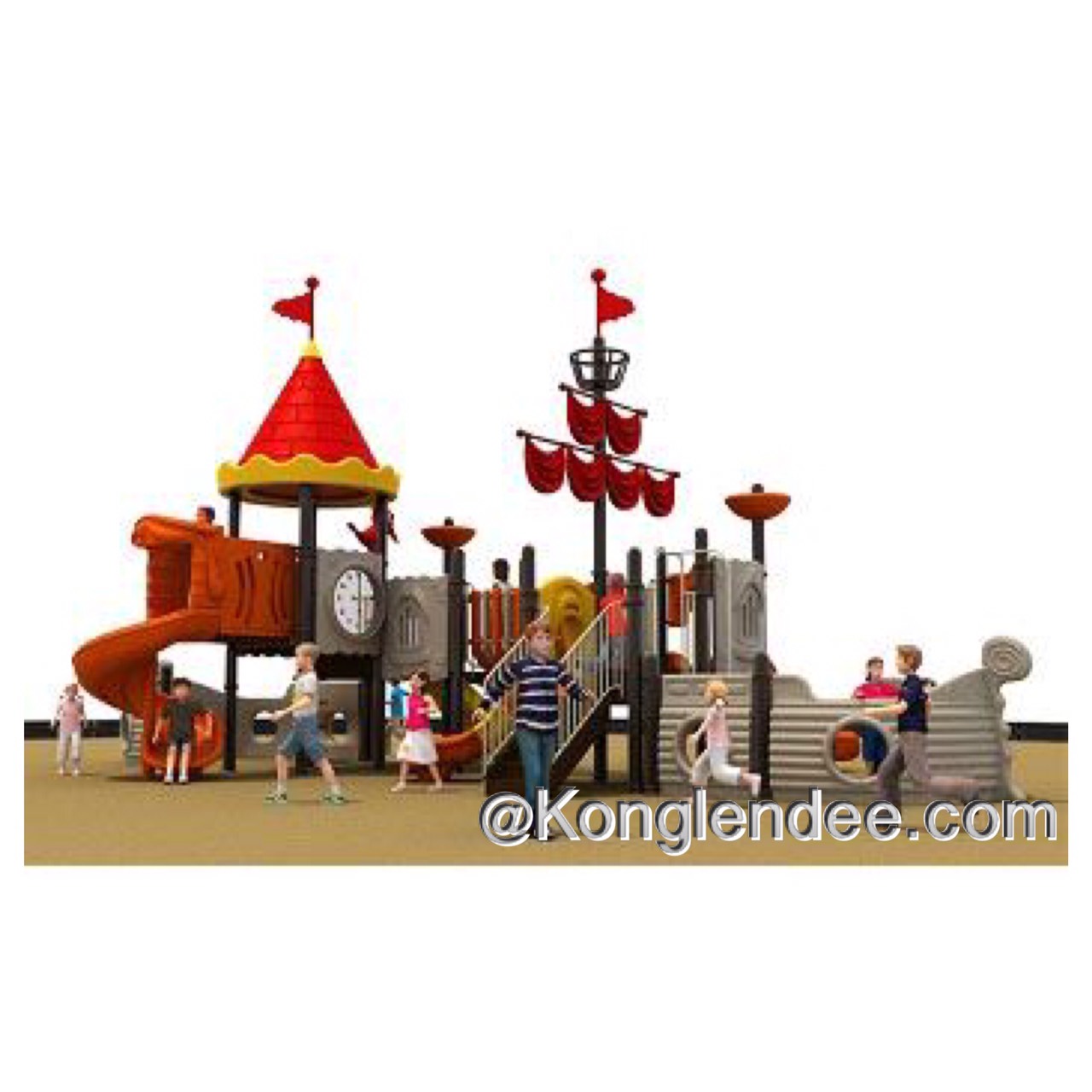 เครื่องเล่นสนาม ชุุดล่องทะเลแคริบเบียน