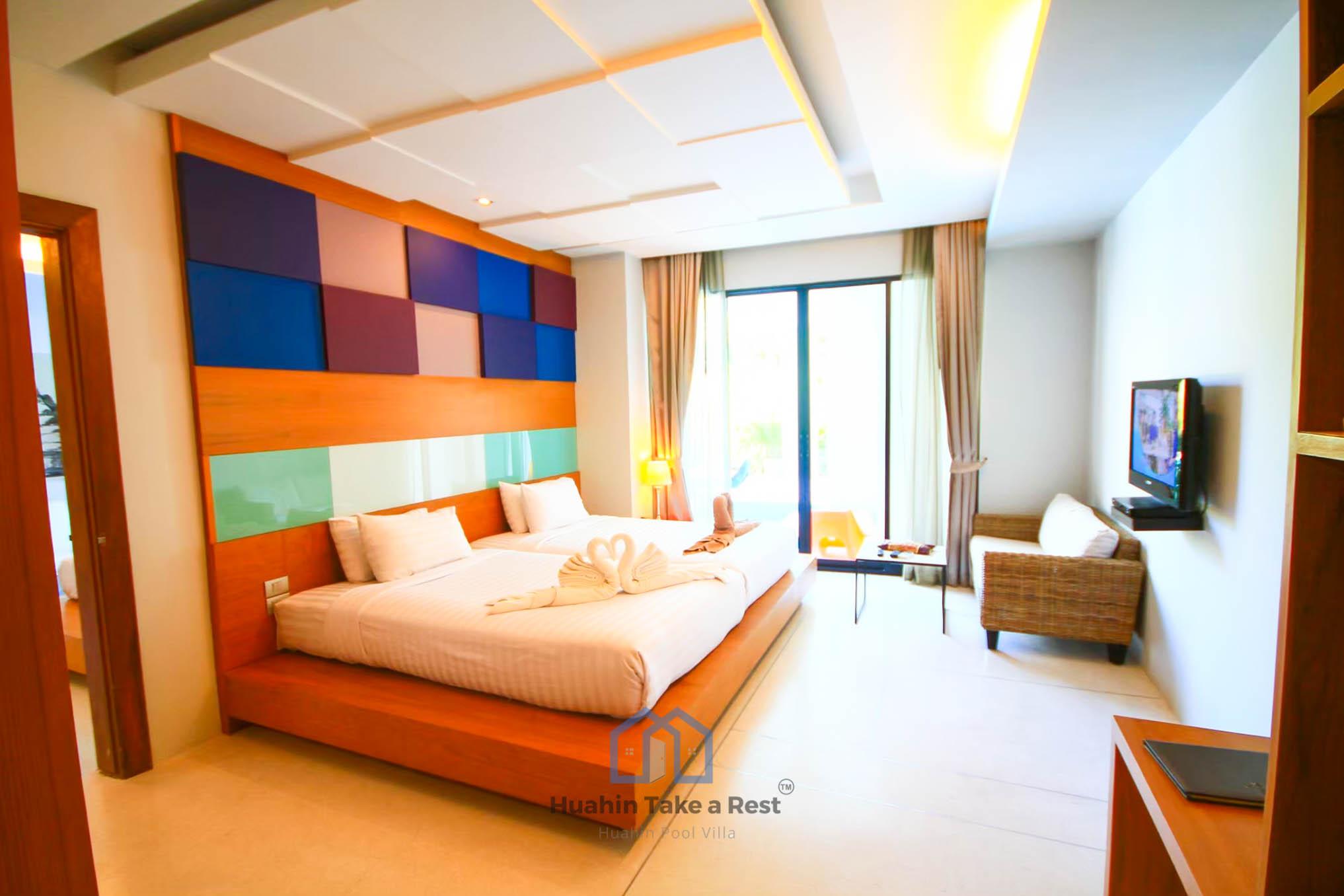 HR15034 บ้านพักหัวหิน บ้านมันตรา บีช (ใกล้ทะเล100ม.)