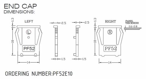 Thumbwheel Switch HAMPOLT รุ่น PF52 แบบยาว