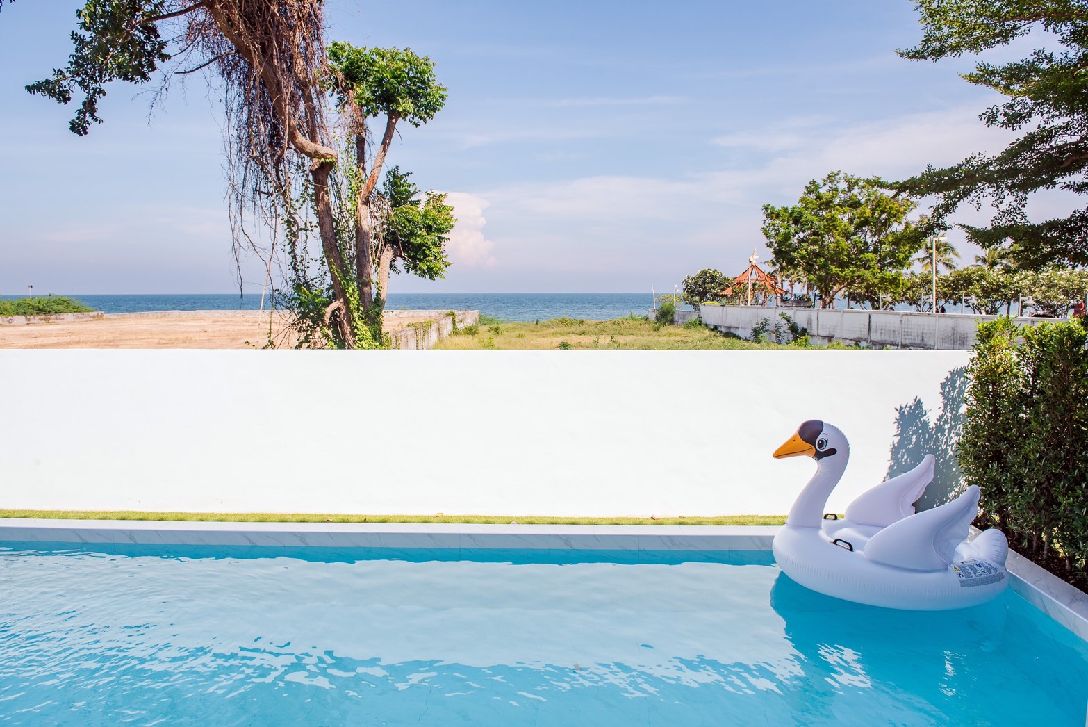 HR15019 บ้านพักหัวหิน บ้านทัศคานี บีช วิลล่า 1 ( Blue 3Bed Sea View )