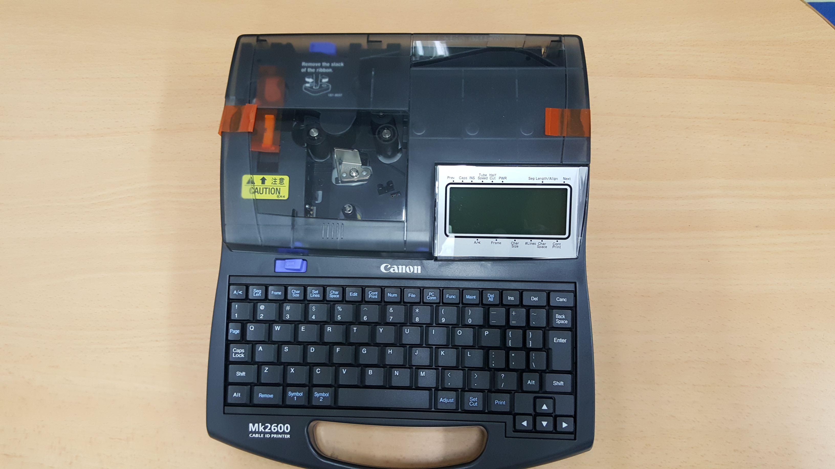 เครื่องพิมพ์ปลอกสายไฟ CANON MK-2600 Label Printer, 32,000.- Wire Marker