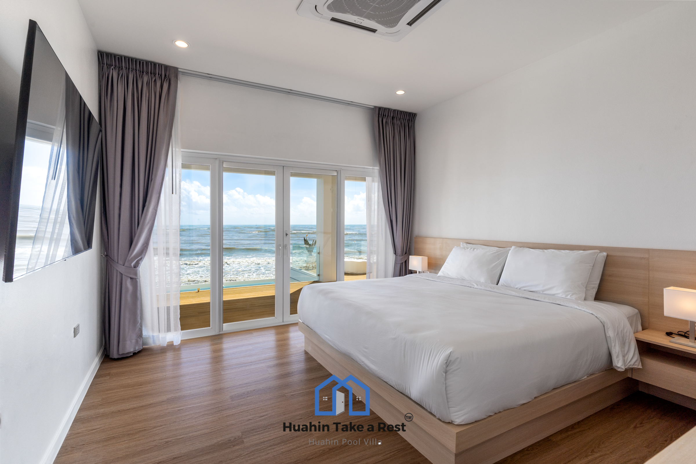 HR15051 บ้านพักติดทะเล The Colonial Beach สามร้อยยอด