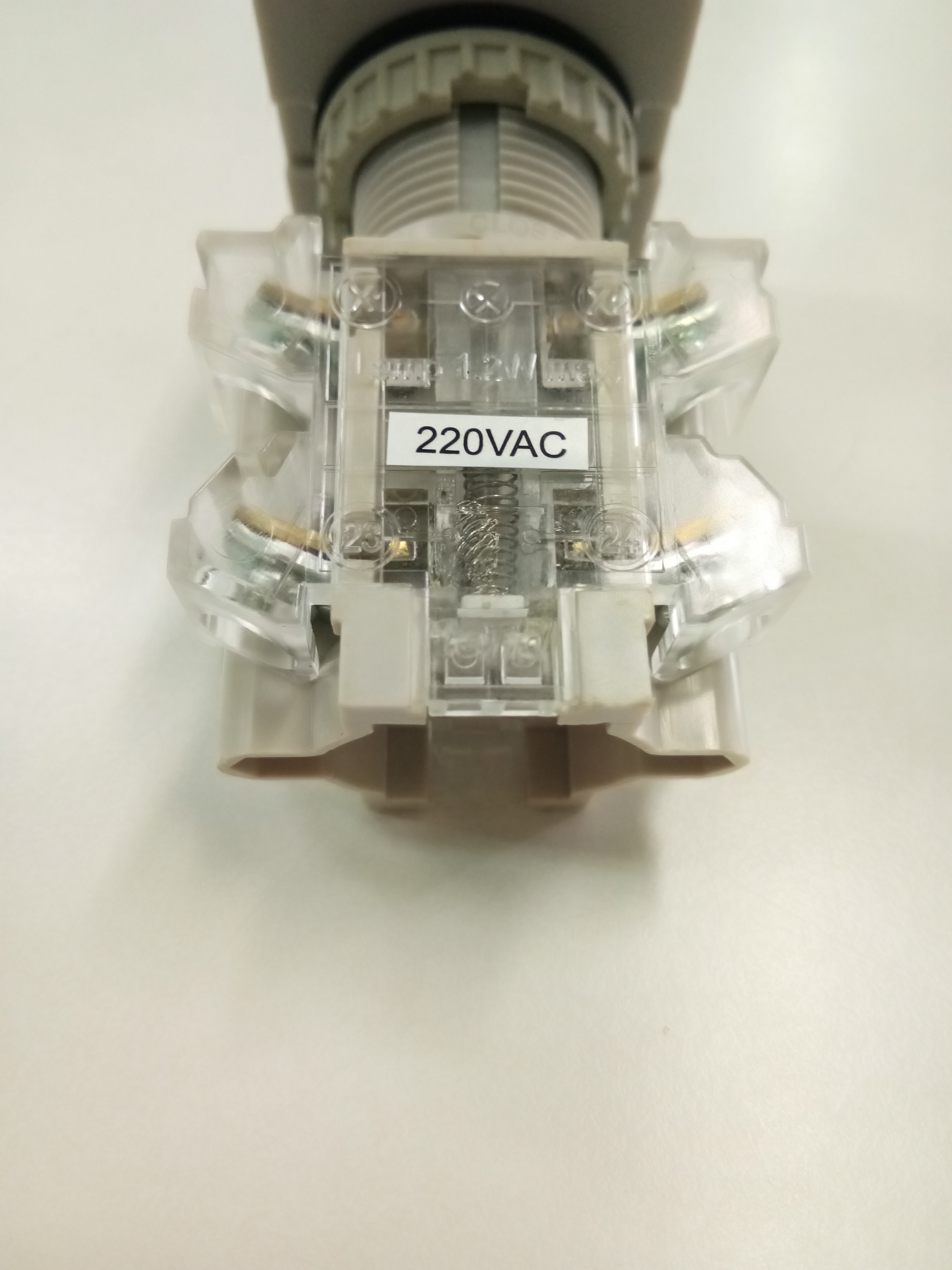 ปุ่มกด Push Button Switch มีแลมป์ 1NO+1NC TEND สวิตซ์กดปิดเปิด รู 22/25 mm