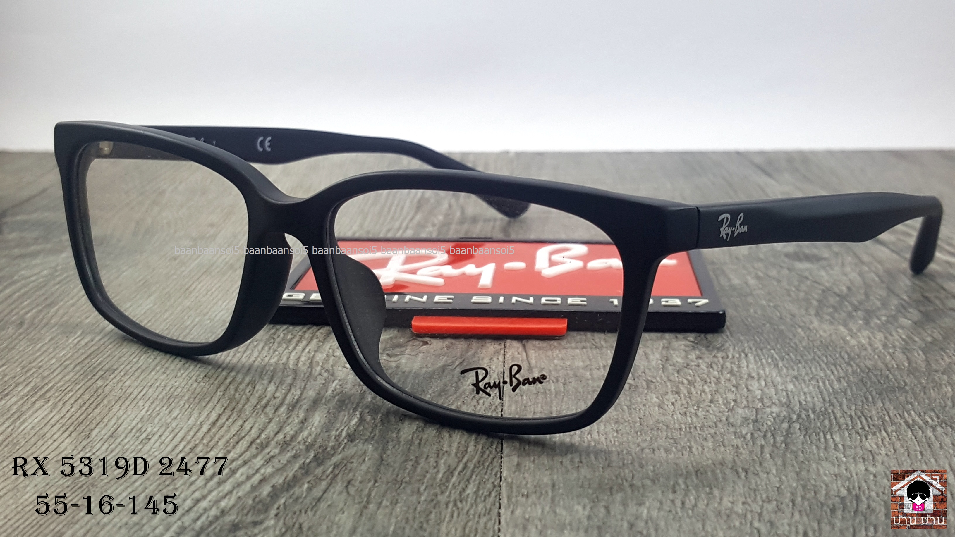 Rayban RX 5319D 2477 โปรโมชั่น กรอบแว่นตาพร้อมเลนส์ HOYA ราคา 2,900 บาท